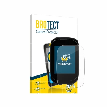 Vorderseite einer Produktverpackung mit dem Markenlogo BROTECT. Daneben ist das Gerät Decathlon Van Rysel GPS 500 mit dem zuge