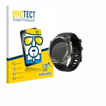 Vorderseite einer Produktverpackung mit dem Markenlogo BROTECT. Daneben ist das Gerät Knauermann GPS 4 (2025) mit dem zugehöri
