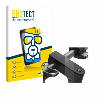 Vorderseite einer Produktverpackung mit dem Markenlogo BROTECT. Daneben ist das Gerät Xiaomi Electric Scooter 4 mit dem zugehö