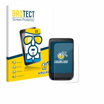 Vorderseite einer Produktverpackung mit dem Markenlogo BROTECT. Daneben ist das Gerät iGPSPORT BiNavi mit dem zugehörigen Disp
