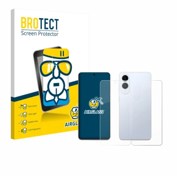 Vorderseite einer Produktverpackung mit dem Markenlogo BROTECT. Daneben ist das Gerät Samsung Galaxy S25 Edge (Display+Rücksei