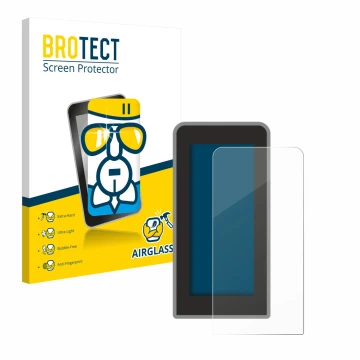 Vorderseite einer Produktverpackung mit dem Markenlogo BROTECT. Daneben ist das Gerät Tenways CGO600 Pro mit dem zugehörigen D