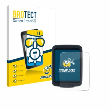 Vorderseite einer Produktverpackung mit dem Markenlogo BROTECT. Daneben ist das Gerät Sigma BC 10.0 WR mit dem zugehörigen Dis