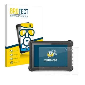 Vorderseite einer Produktverpackung mit dem Markenlogo BROTECT. Daneben ist das Gerät MSI ND52 mit dem zugehörigen Displayschu