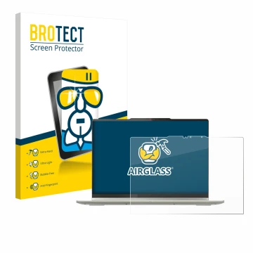 Vorderseite einer Produktverpackung mit dem Markenlogo BROTECT. Daneben ist das Gerät Lenovo Yoga 7 2-in-1 Gen 10 14