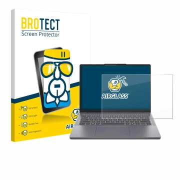 Vorderseite einer Produktverpackung mit dem Markenlogo BROTECT. Daneben ist das Gerät Lenovo IdeaPad Slim 3i Gen 10 14