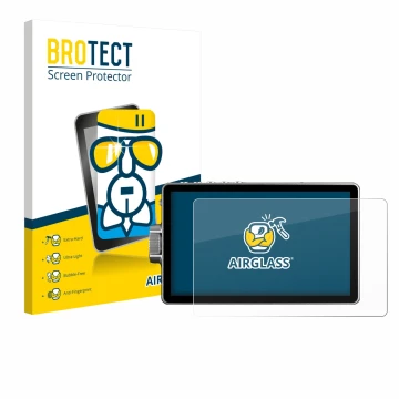 Vorderseite einer Produktverpackung mit dem Markenlogo BROTECT. Daneben ist das Gerät Viltrox DC-A1 2800 mit dem zugehörigen D