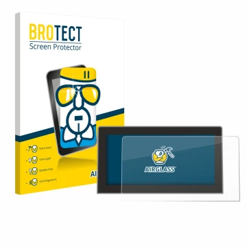 Vorderseite einer Produktverpackung mit dem Markenlogo BROTECT. Daneben ist das Gerät Volkswagen Tiguan 3 2024 2025 12.9