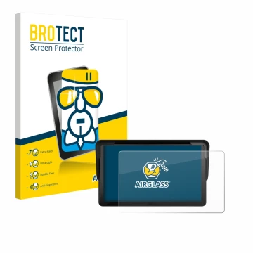 Vorderseite einer Produktverpackung mit dem Markenlogo BROTECT. Daneben ist das Gerät Carpuride V3 7