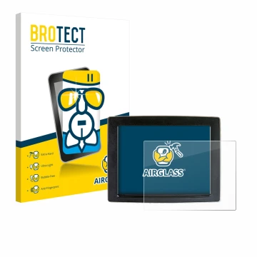 Vorderseite einer Produktverpackung mit dem Markenlogo BROTECT. Daneben ist das Gerät John Deere GreenStar mit dem zugehörigen