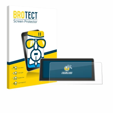 Vorderseite einer Produktverpackung mit dem Markenlogo BROTECT. Daneben ist das Gerät Roadtop BMW 1 Serie E81 E82 E87 E88 2004