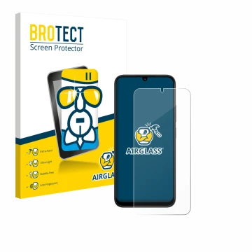 Vorderseite einer Produktverpackung mit dem Markenlogo BROTECT. Daneben ist das Gerät Xiaomi Redmi 15C 4G mit dem zugehörigen 