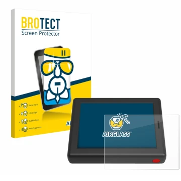 Vorderseite einer Produktverpackung mit dem Markenlogo BROTECT. Daneben ist das Gerät XC Tracer Maxx III mit dem zugehörigen D