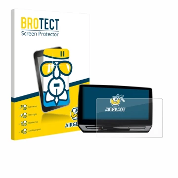 Vorderseite einer Produktverpackung mit dem Markenlogo BROTECT. Daneben ist das Gerät Cupra Leon Sportstourer VZ 12.9