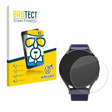 Vorderseite einer Produktverpackung mit dem Markenlogo BROTECT. Daneben ist das Gerät Patronus Notfalluhr (41.5 mm) mit dem zu