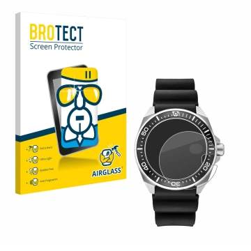 Vorderseite einer Produktverpackung mit dem Markenlogo BROTECT. Daneben ist das Gerät Seiko Prospex SRPE37 mit dem zugehörigen