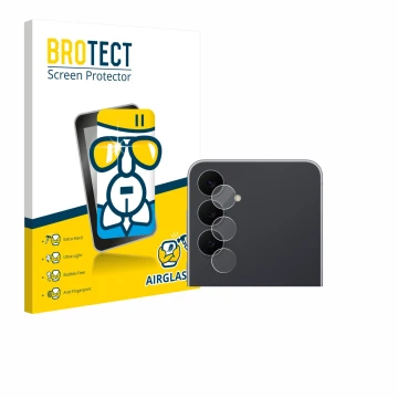 Vorderseite einer Produktverpackung mit dem Markenlogo BROTECT. Daneben ist das Gerät Samsung Galaxy S25 FE Enterprise Edition