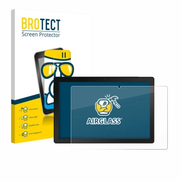 Vorderseite einer Produktverpackung mit dem Markenlogo BROTECT. Daneben ist das Gerät MUISOO A10 10.1