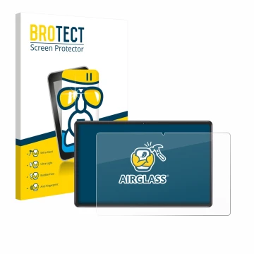 Vorderseite einer Produktverpackung mit dem Markenlogo BROTECT. Daneben ist das Gerät ZIOVO Z118 10.1