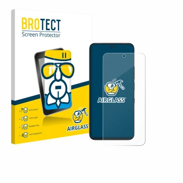Vorderseite einer Produktverpackung mit dem Markenlogo BROTECT. Daneben ist das Gerät TCL NXTPAPER 60 Ultra mit dem zugehörige