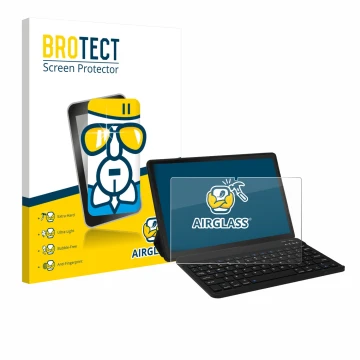 Vorderseite einer Produktverpackung mit dem Markenlogo BROTECT. Daneben ist das Gerät Laptok LAPA7LBK 11