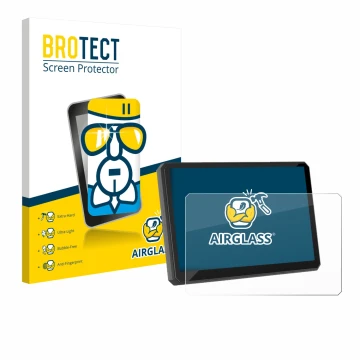 Vorderseite einer Produktverpackung mit dem Markenlogo BROTECT. Daneben ist das Gerät Carpuride W502BS Pro 5