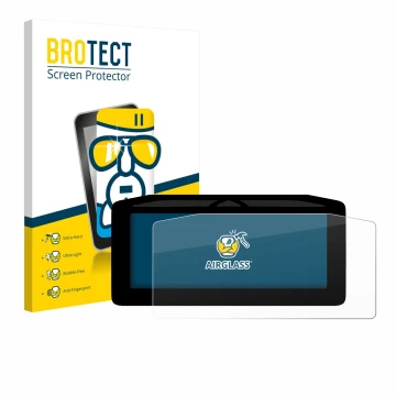 Vorderseite einer Produktverpackung mit dem Markenlogo BROTECT. Daneben ist das Gerät Ducati Streetfighter V4 2025 Tachoanzeig