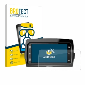 Vorderseite einer Produktverpackung mit dem Markenlogo BROTECT. Daneben ist das Gerät Harley Davidson Soundstream Reserve WHD1