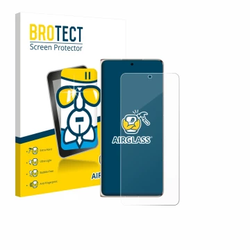 Vorderseite einer Produktverpackung mit dem Markenlogo BROTECT. Daneben ist das Gerät Huawei Mate X7 mit dem zugehörigen Displ