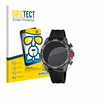 Vorderseite einer Produktverpackung mit dem Markenlogo BROTECT. Daneben ist das Gerät Lotus Connected 20000/4 (45 mm) mit dem 