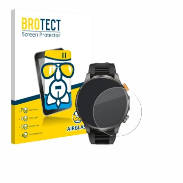 Vorderseite einer Produktverpackung mit dem Markenlogo BROTECT. Daneben ist das Gerät Naixues AK90 1.91