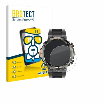 Vorderseite einer Produktverpackung mit dem Markenlogo BROTECT. Daneben ist das Gerät Iowodo W50 Pro 1.45