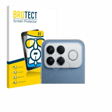 Vorderseite einer Produktverpackung mit dem Markenlogo BROTECT. Daneben ist das Gerät Xiaomi Poco F8 Ultra (NUR Kameraschutz) 
