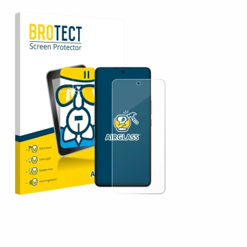Vorderseite einer Produktverpackung mit dem Markenlogo BROTECT. Daneben ist das Gerät Oppo K13 Turbo Pro mit dem zugehörigen D