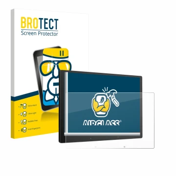 Vorderseite einer Produktverpackung mit dem Markenlogo BROTECT. Daneben ist das Gerät Atoto X10 10