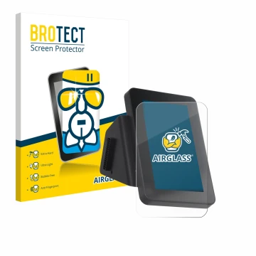 Vorderseite einer Produktverpackung mit dem Markenlogo BROTECT. Daneben ist das Gerät Anycubic Kobra 3 V2 Combo mit dem zugehö