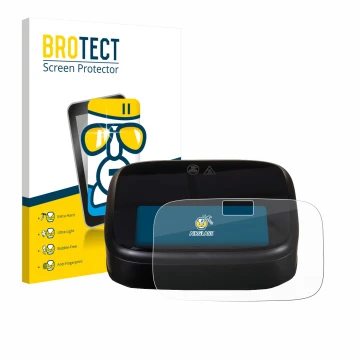Vorderseite einer Produktverpackung mit dem Markenlogo BROTECT. Daneben ist das Gerät Philips Airfryer 1000 Series mit dem zug