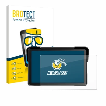 Vorderseite einer Produktverpackung mit dem Markenlogo BROTECT. Daneben ist das Gerät NFOIEIS Basico 7