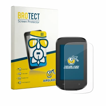 Vorderseite einer Produktverpackung mit dem Markenlogo BROTECT. Daneben ist das Gerät igpsport BSC100MAX mit dem zugehörigen D