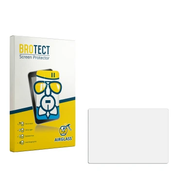 Vorderseite einer Produktverpackung mit dem Markenlogo BROTECT. Daneben ist der zugehörige Displayschutz.
