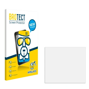 Vorderseite einer Produktverpackung mit dem Markenlogo BROTECT. Daneben ist der zugehörige Displayschutz.