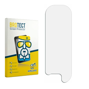 Vorderseite einer Produktverpackung mit dem Markenlogo BROTECT. Daneben ist der zugehörige Displayschutz.