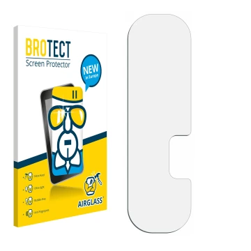 Vorderseite einer Produktverpackung mit dem Markenlogo BROTECT. Daneben ist der zugehörige Displayschutz.