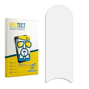 Vorderseite einer Produktverpackung mit dem Markenlogo BROTECT. Daneben ist der zugehörige Displayschutz.