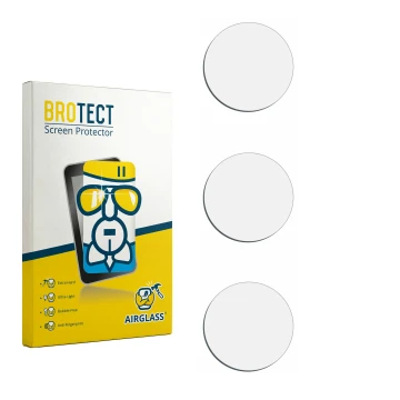 Vorderseite einer Produktverpackung mit dem Markenlogo BROTECT. Daneben ist der zugehörige Displayschutz.