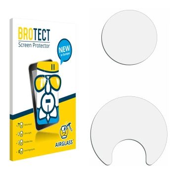 Vorderseite einer Produktverpackung mit dem Markenlogo BROTECT. Daneben ist der zugehörige Displayschutz.