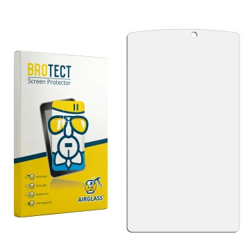 Vorderseite einer Produktverpackung mit dem Markenlogo BROTECT. Daneben ist der zugehörige Displayschutz.