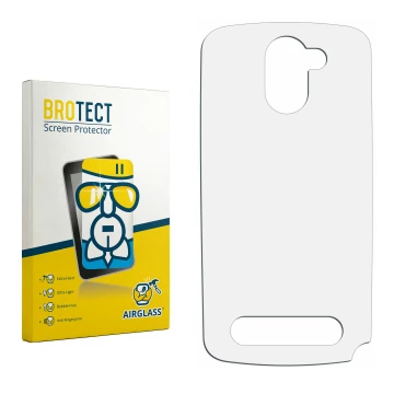 Vorderseite einer Produktverpackung mit dem Markenlogo BROTECT. Daneben ist der zugehörige Displayschutz.