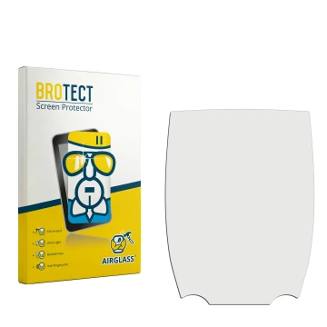 Vorderseite einer Produktverpackung mit dem Markenlogo BROTECT. Daneben ist der zugehörige Displayschutz.