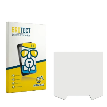 Vorderseite einer Produktverpackung mit dem Markenlogo BROTECT. Daneben ist der zugehörige Displayschutz.